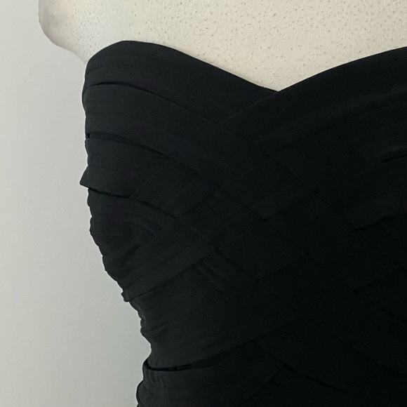 Tadashi Collection black dress gown sz-s - Picture 3 of 4